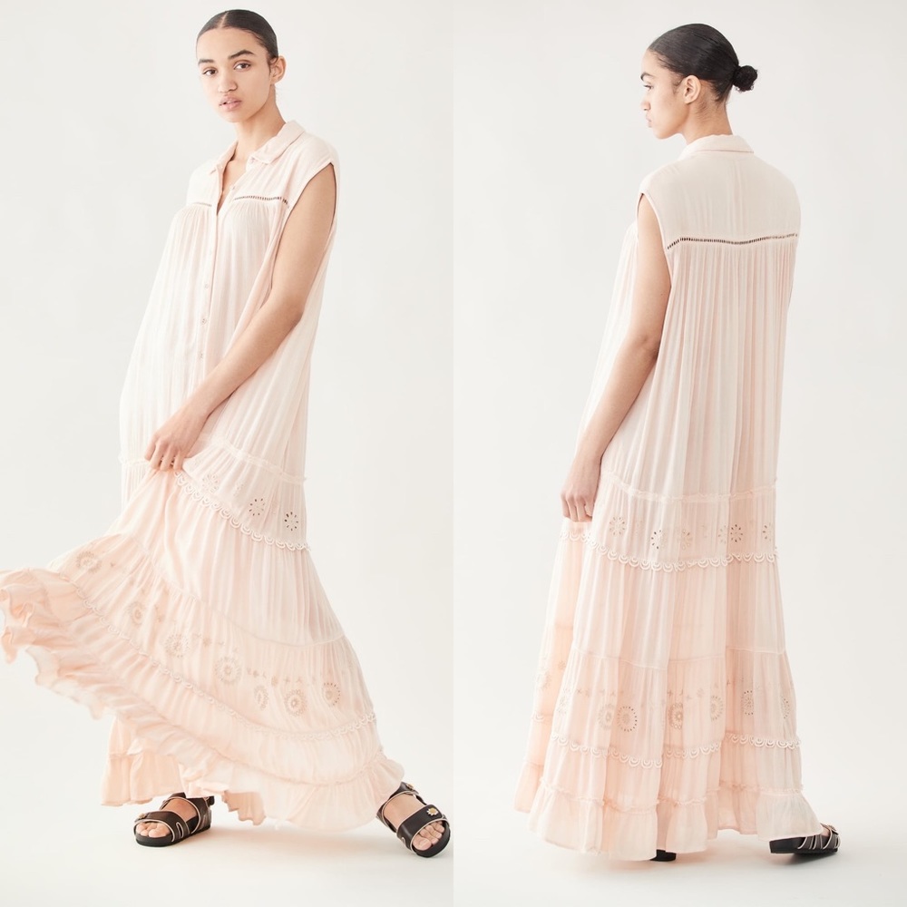 NWT Free People Pretty Cozy Maxi Dress Boho - Picture 10 of 15